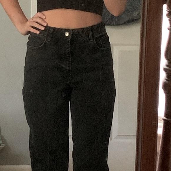 Plt black mom jeans - Picture 2 of 4